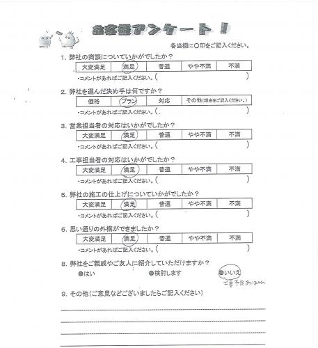 京都府相楽郡 K様