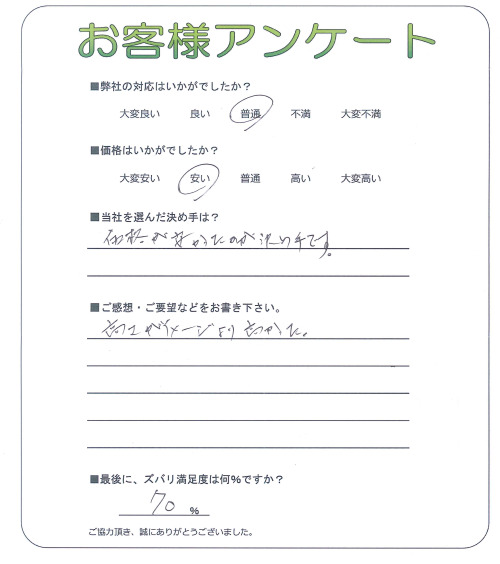 滋賀県大津市 I様