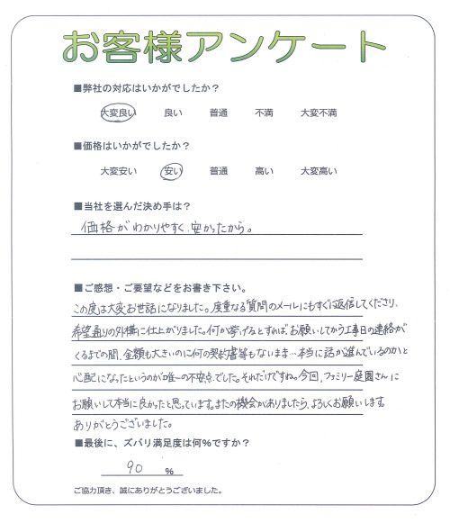 奈良県奈良市 T様
