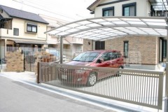 跳ね上げ LIXIL(リクシル)ワイドオーバードアR2 カーポート LIXIL(リクシル)メジャーポート2台