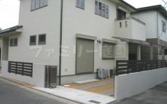 車庫 カーポート1台 境界フェンス