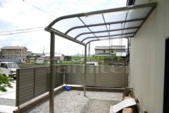 ベランダ竿掛け テラス屋根1階用