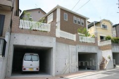 新築高台クローズ外構