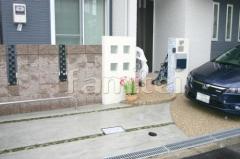 駐車場床 草目地 土間コンクリート