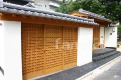 大型門扉 和風
