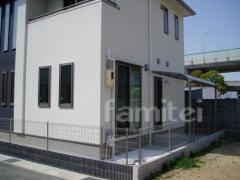 ベランダ屋根 レギュラーテラス1F 境界メッシュフェンス