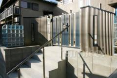リフォーム外構 ステップ階段