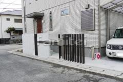 モダン門柱 コンクリート打ちっ放し