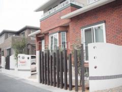目隠し塀 木製調アルミ角柱 プランパーツ