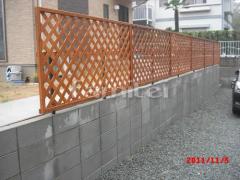境界フェンス ラティス