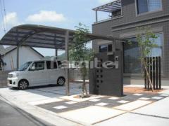 目隠しウォール塀 木製調アルミ角材プランパーツ
