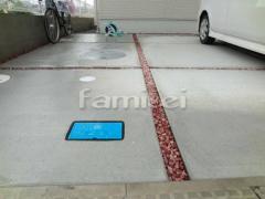 車庫土間コンクリート 目地 化粧砂利