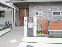 フェンス隙間カバー取付