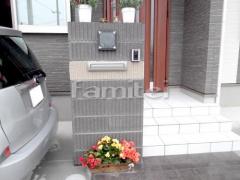 モダン門柱 化粧ブロック ハーモニック 久保田ブロック