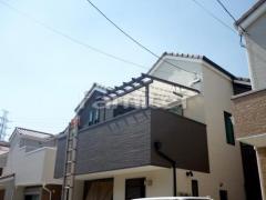 ベランダ屋根 三協ナチュレテラス屋根2階