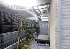 パーゴラ風ナチュレテラス屋根+ウッドデッキ