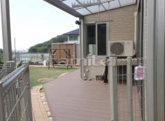 サンクテラス屋根1階+勝手口門扉