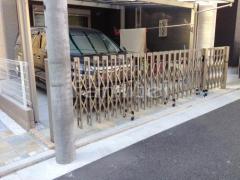 伸縮門扉 LIXILアルシャイン2台用 犬走り 土間コンクリート