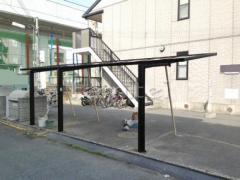 自転車バイク屋根 LIXILメジャーポート縦1.5台