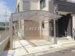 カーポート 洗濯干し屋根 土間コンクリート