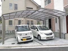 カーポート 境界フェンス塀 野外物置き