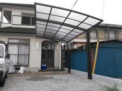 カーポート YKKAP レイナポートグラン 1台用(単棟) R型アール屋根