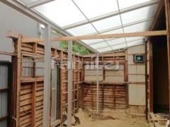 雨除け屋根 三協メニーウェルテラス1階