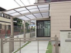 駐車場屋根 プライスポート 1台用(単棟) R型アール屋根
