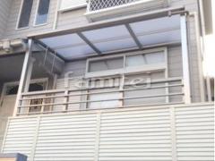 洗濯干し屋根 LIXILほせるんです1階 目隠しフェンス塀 プレスタ8型