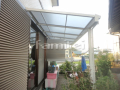 洗濯干し屋根 フラットテラス1階