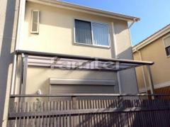 洗濯干し屋根 フラットテラス1階