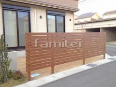 木製調目隠しフェンス塀 ナチュラルウッド