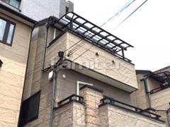 ベランダ屋根 YKKヴェクターテラス3階 積雪50cm対応