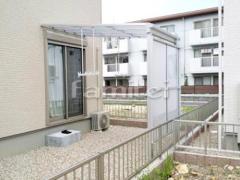 洗濯干し屋根 LIXILライザーテラス1階 目隠しパネル
