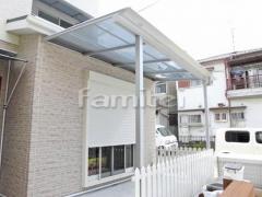 雨避け屋根 フェンス タイルデッキ