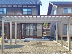木製調カーポート LIXILソルディーポート 積雪100cm対応 横2台