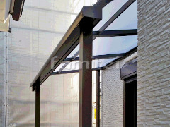 雨除け屋根 LIXILスピーネ1階・2階