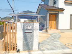 新築シンプル オープン外構