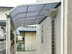洗濯干し屋根 レギュラーテラス屋根 1階用 R型アール屋根