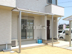 洗濯干し屋根 YKKAP ヴェクターテラス屋根(ベクター) 1階用 R型アール屋根 物干し