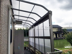 雨除け屋根 レギュラーテラス1階 目隠しパネル