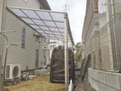 雨除け屋根 フラットテラス1階