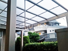 雨除け屋根 YKK独立式エフルージュ大型テラス1階