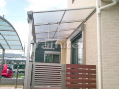 洗濯干し屋根 目隠しフェンス塀 勝手口門扉