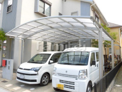 カーポート YKKレイナポート横2台 雨除け屋根 LIXILスピーネ1階