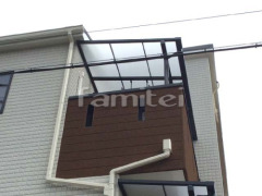 ベランダ屋根 LIXILスピーネ2階・1階 人工木材ウッドデッキ 樹ら楽ステージ