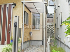 雨除け屋根 フラットテラス1階