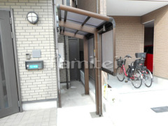 自転車バイク屋根 勝手口ドア フェンス