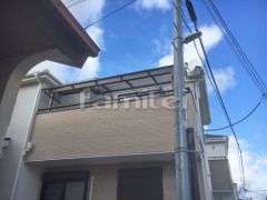 ベランダ屋根 YKKヴェクター2階