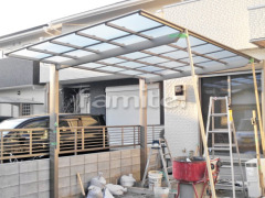 カーポート LIXILネスカF1台 雨除け屋根 フラットテラス1階